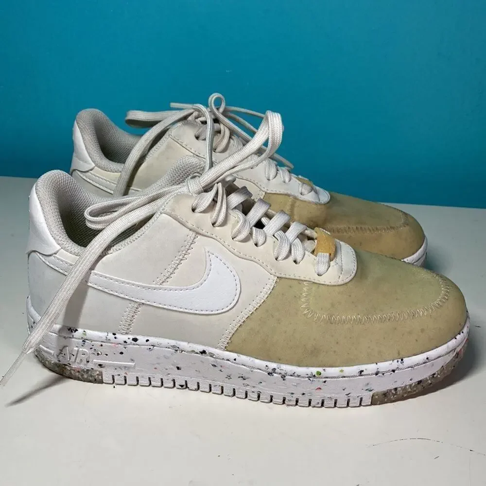 Nike Air Force 1 Crater Foam Womens Lace Up Sneakers Size 6.5 / EU 37.5